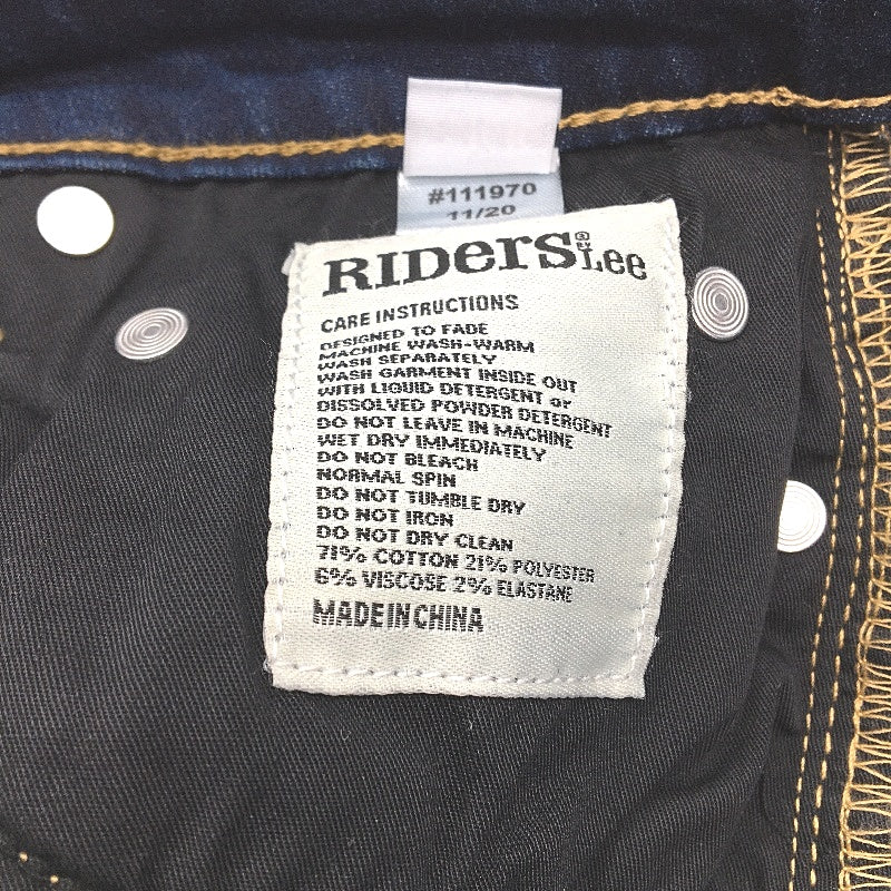 RIDERS by Lee mid rise full length straight jeans Women size 13