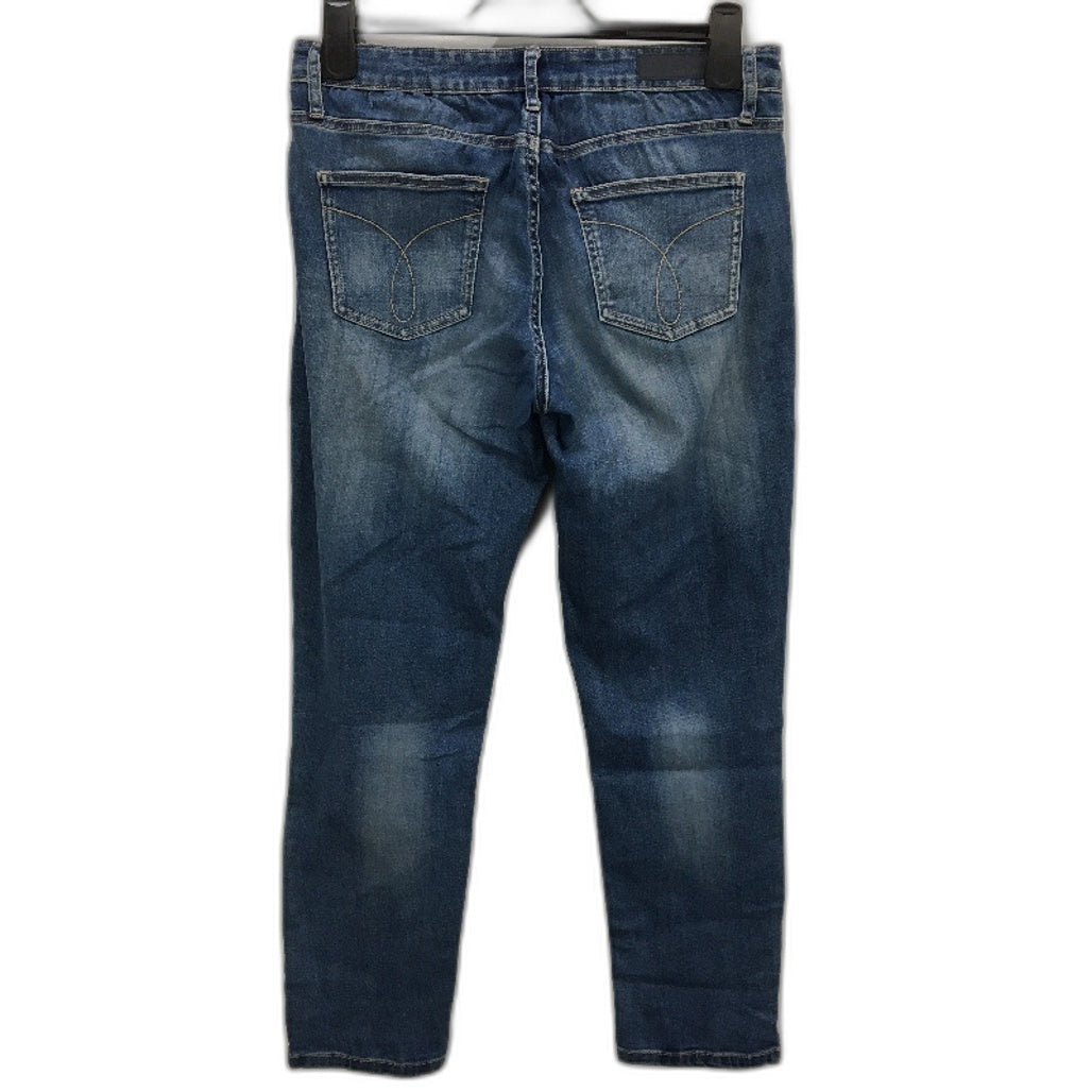 Calvin Klein Blue Ankle Skinny Jeans for Women - Size 30, Cotton Polyester Blend