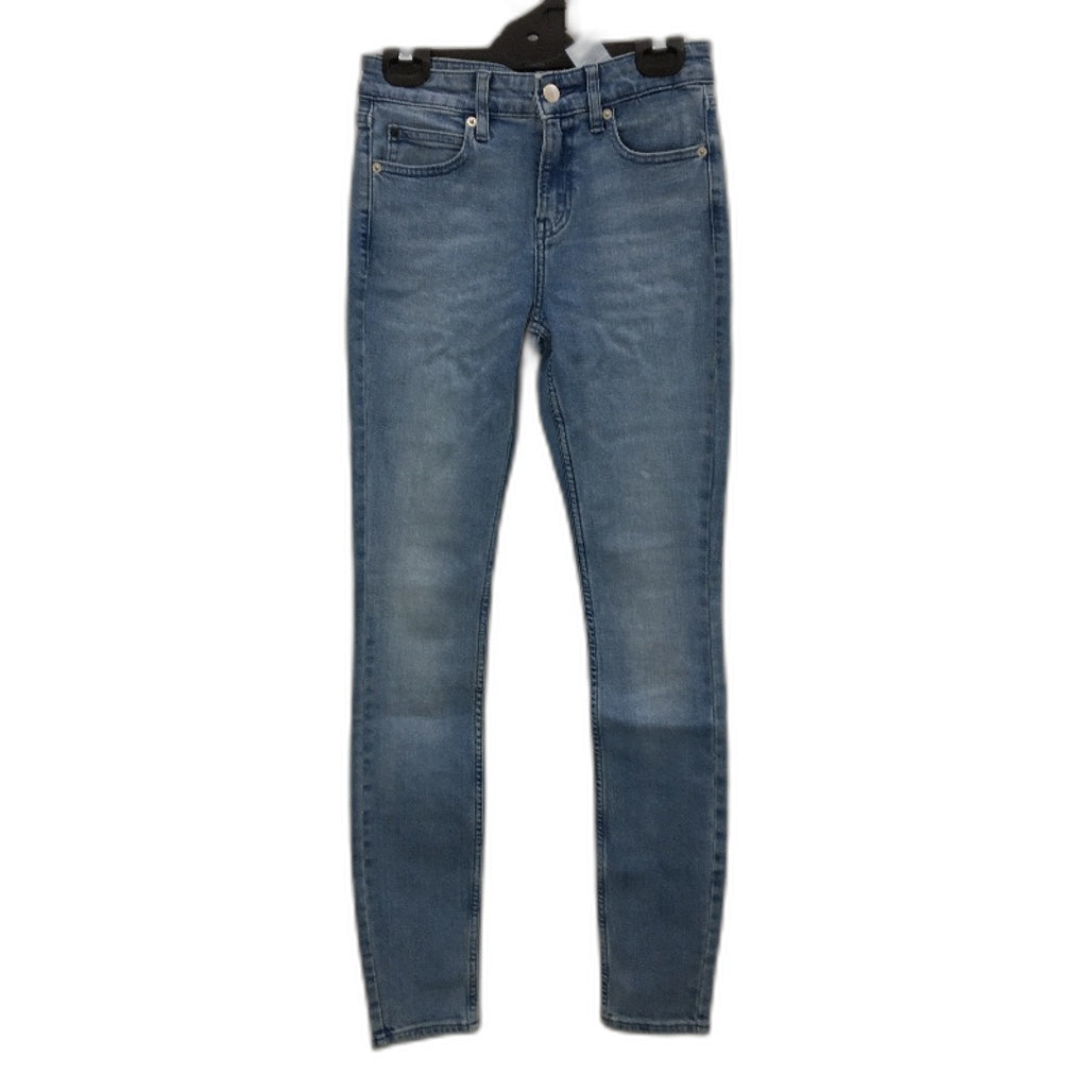 Calvin Klein Mid Rise Skinny Blue Jeans for Women - Cotton Elastane Fit, Size W25 L30