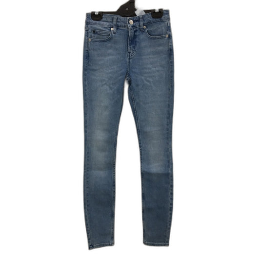 Calvin Klein Mid Rise Skinny Blue Jeans for Women - Cotton Elastane Fit, Size W25 L30