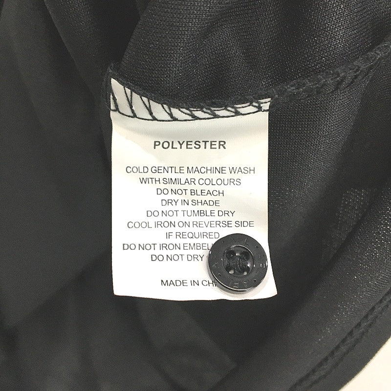 AFL Collingwood Magpies Black KFC Logo Media Polo Top Ladies Size 8 NEW