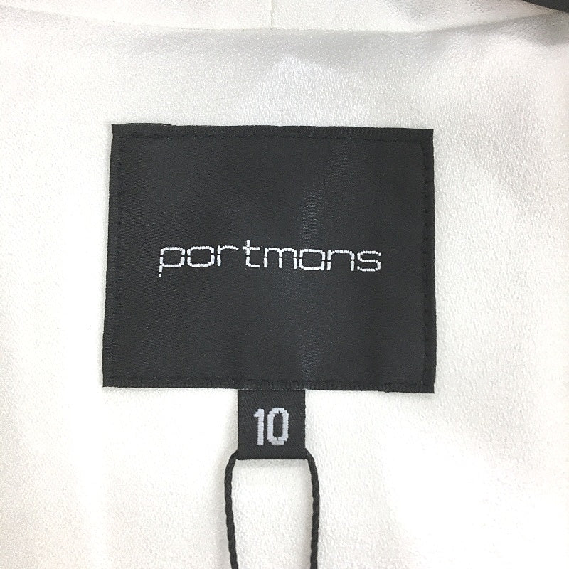 Portmans White Mi Armour Ruched 3/4 Sleeve Lightweight Open Jacket Ladies Sz 10