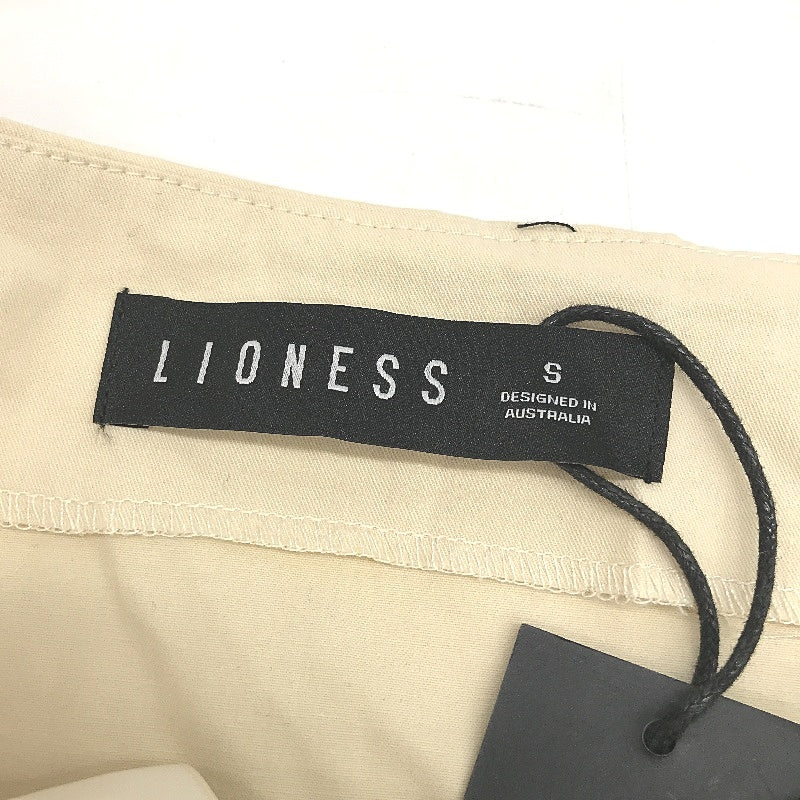 Lioness Honey Corset Mini Dress for Women - Beige Cotton Small Size NEW