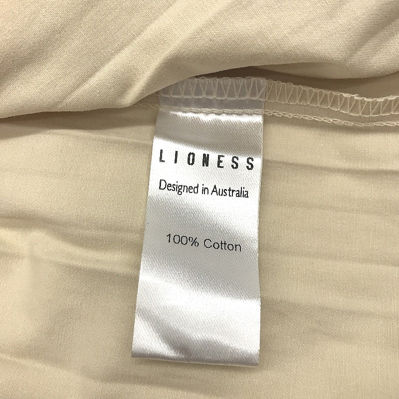 Lioness Honey Corset Mini Dress for Women - Beige Cotton Small Size NEW