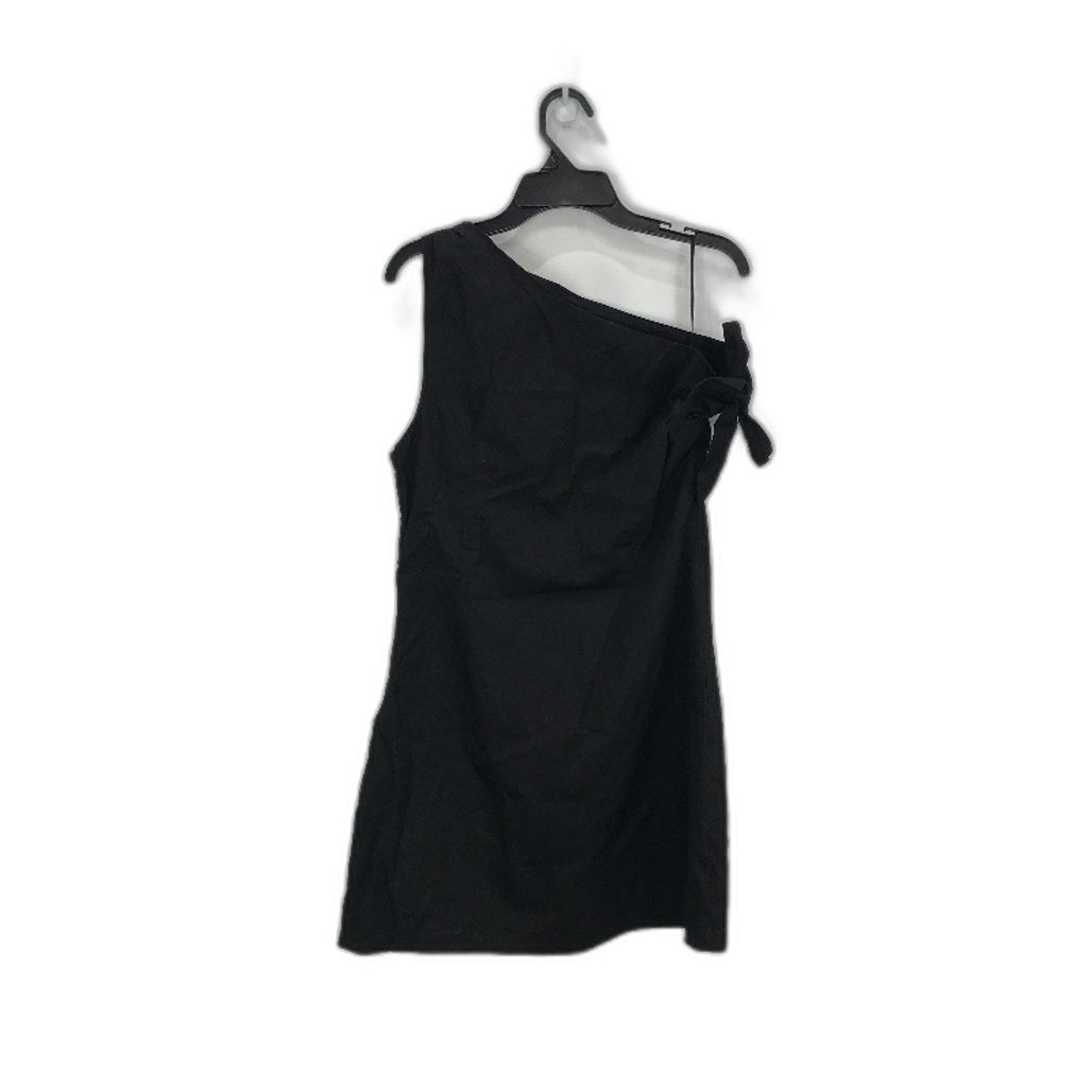 Subtitled Black 'Raelyn' One Shoulder Tie Mini Dress Ladies Size Small NEW
