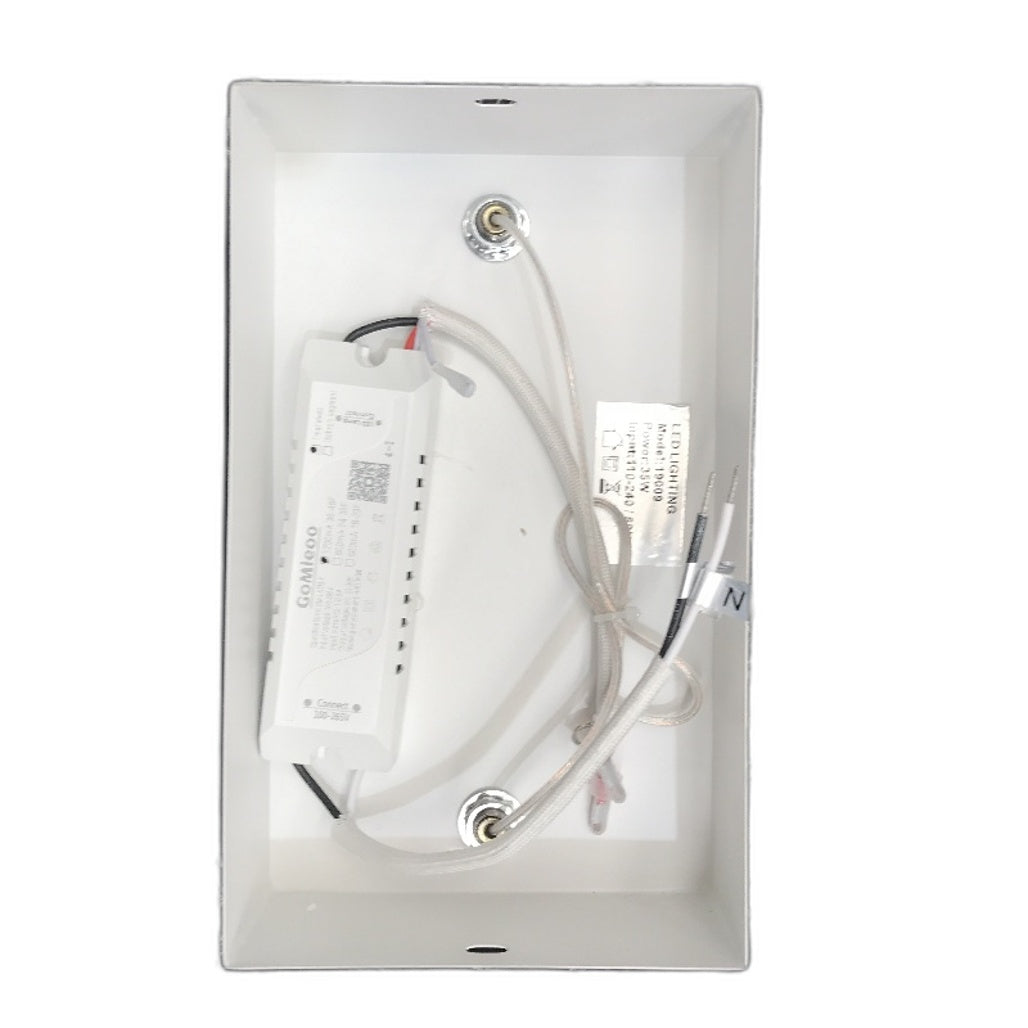 Jaycomey White Modern Ceiling Lamp LED Light Spiral Wave Design Shape DEMO