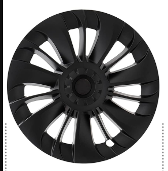 Kavanic 4 Pcs Tesla Model Y3 Black Matte Tire Wheel Covers DEMO