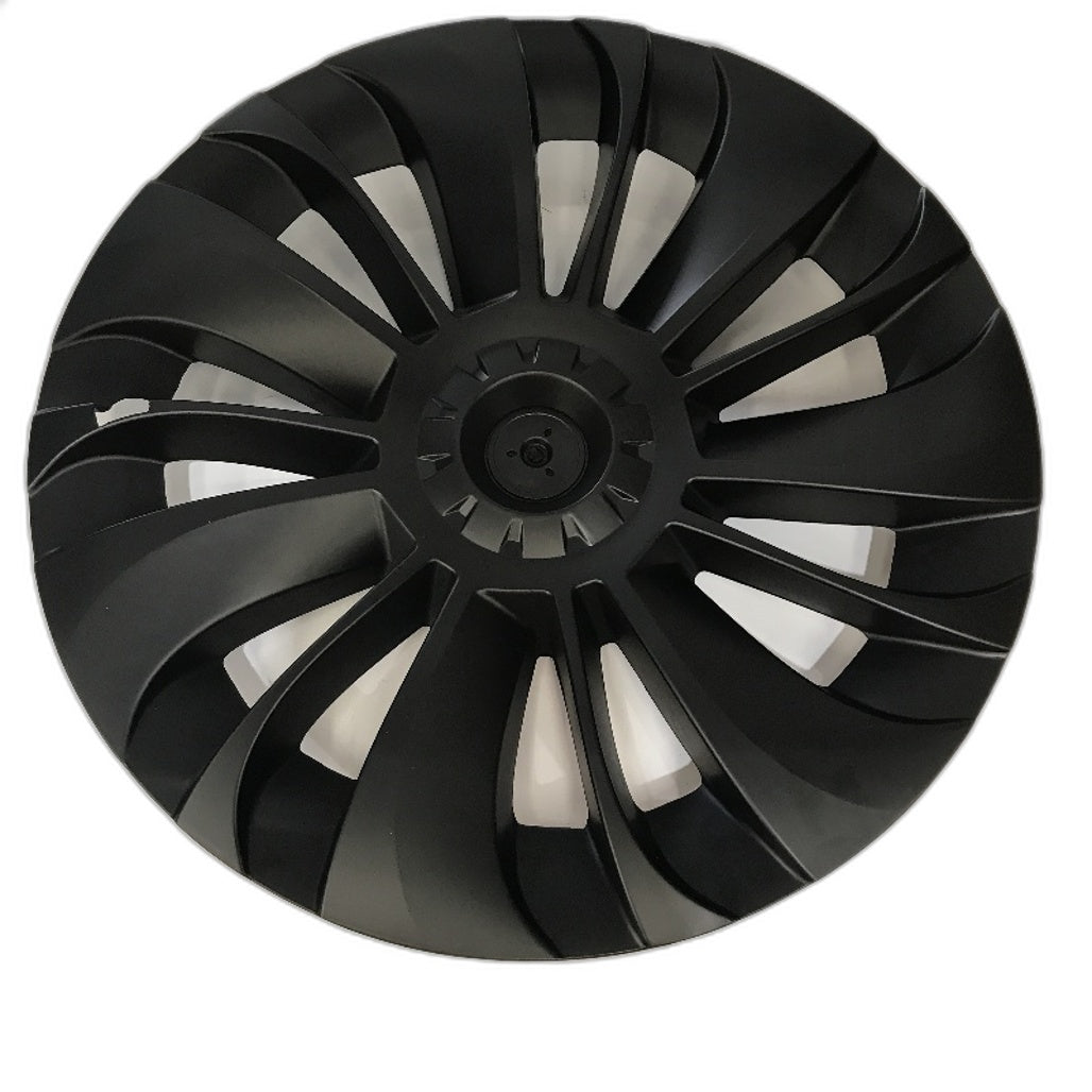 Kavanic 4 Pcs Tesla Model Y3 Black Matte Tire Wheel Covers DEMO