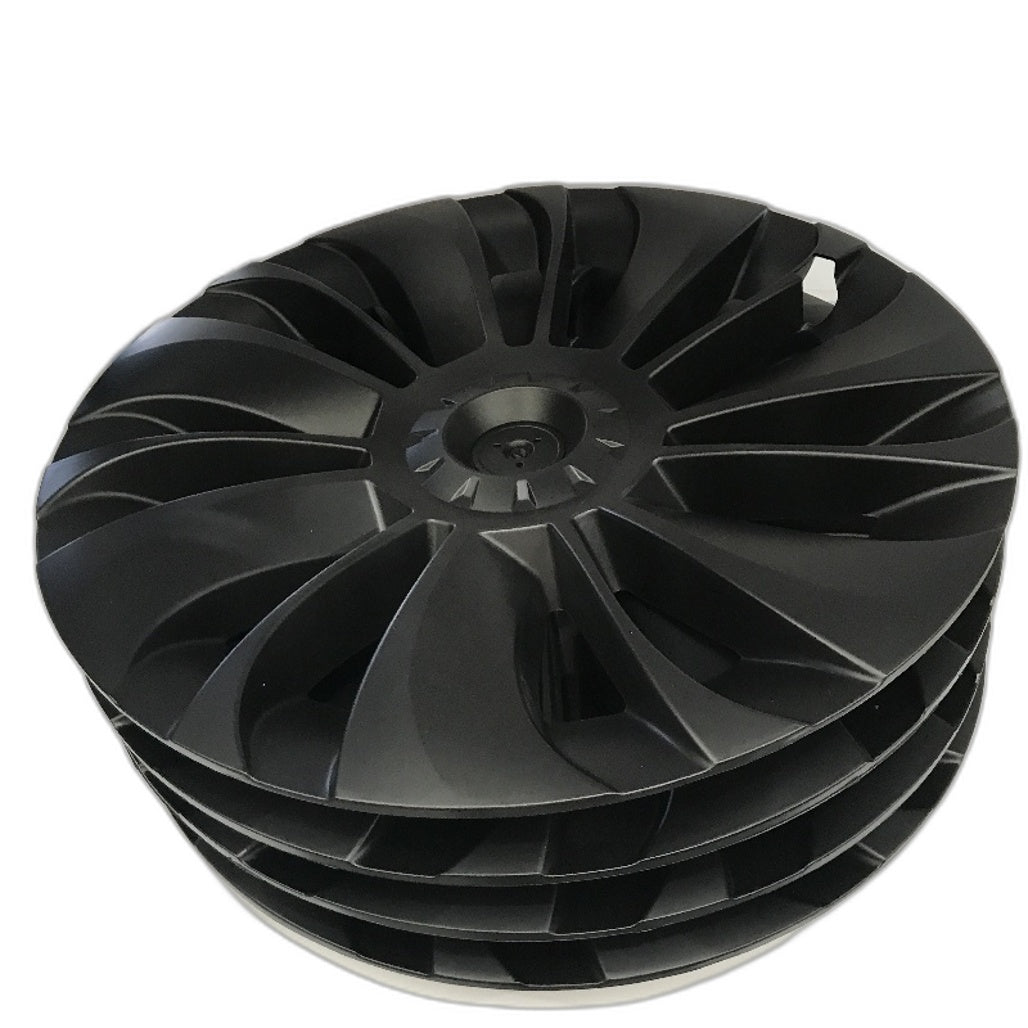 Kavanic 4 Pcs Tesla Model Y3 Black Matte Tire Wheel Covers DEMO