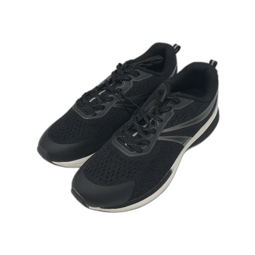 Crane Black Lace-Up Premium Joggers Sneakers Runners Mens Size 11 NEW