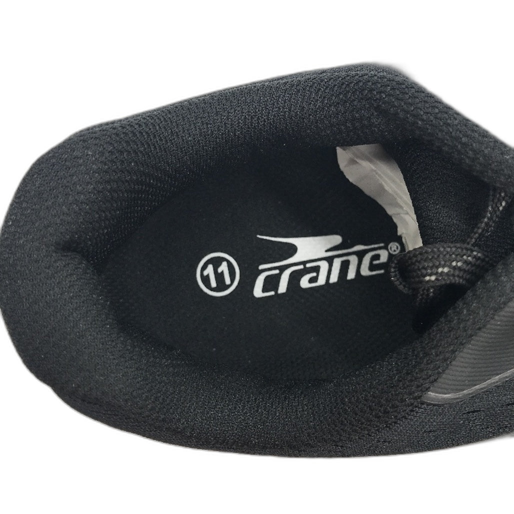 Crane Black Lace-Up Premium Joggers Sneakers Runners Mens Size 11 NEW