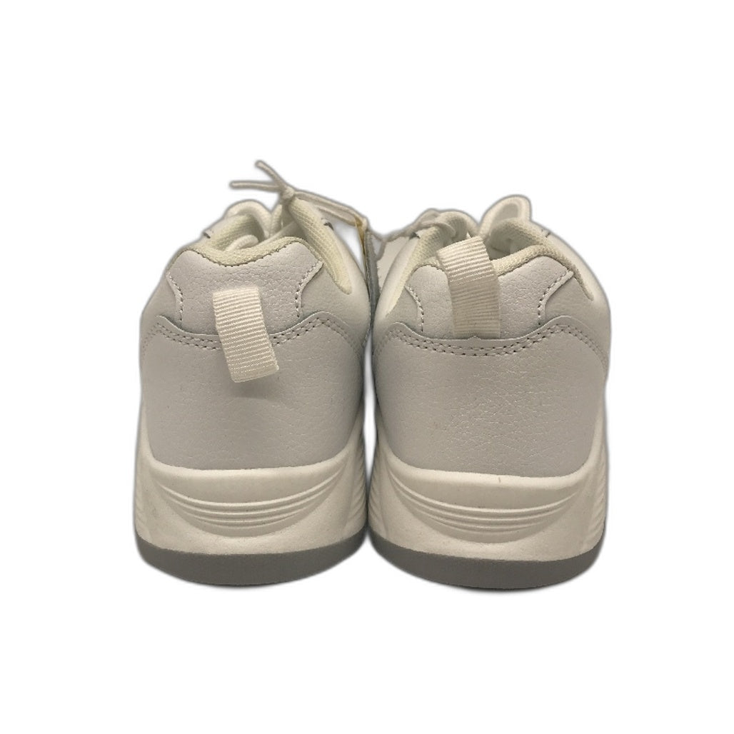 Lily & Dan White Premium Jogger Sport & School Shoes Lace-Up Size Kids AU 2