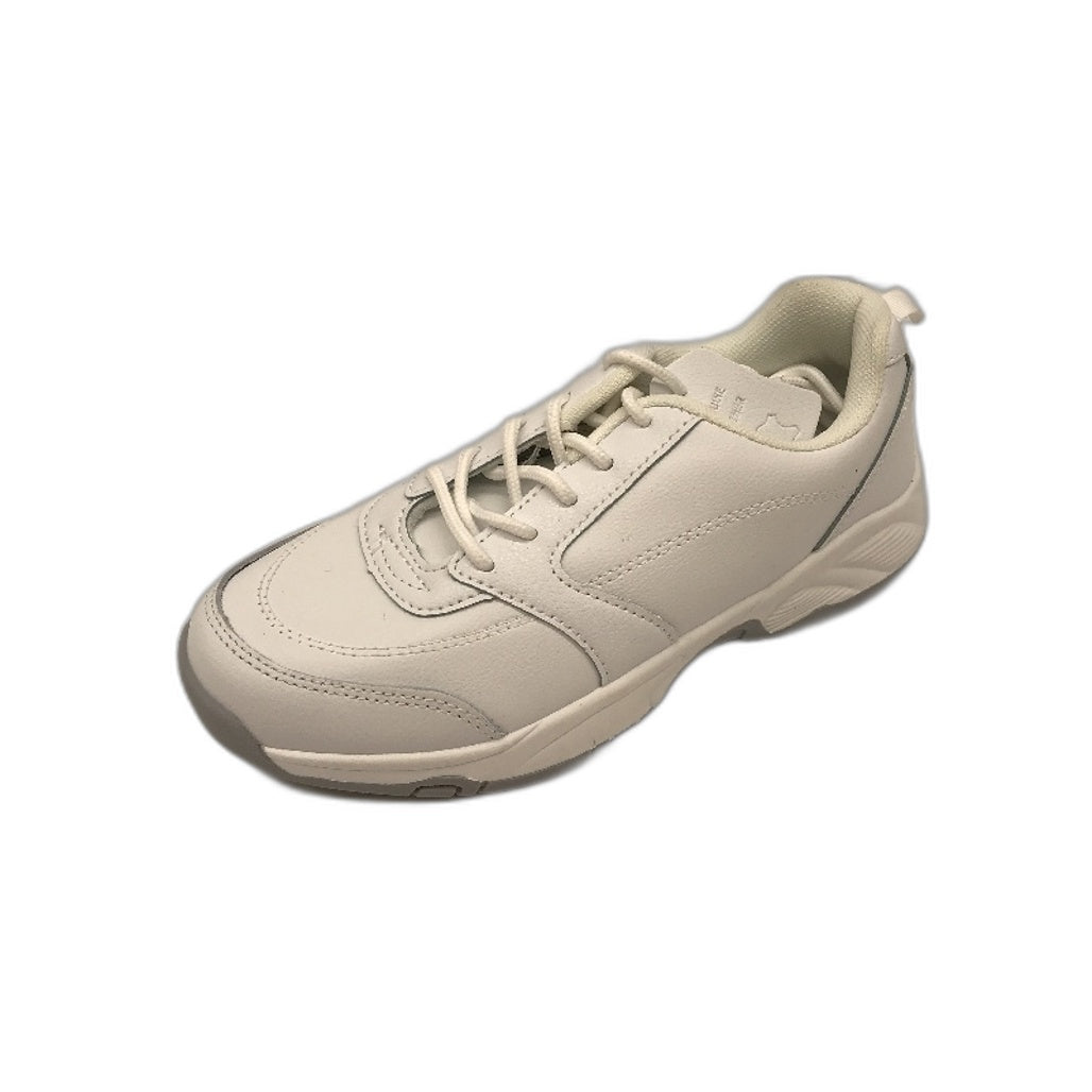 Lily & Dan White Premium Jogger Sport & School Shoes Lace-Up Size Kids AU 4