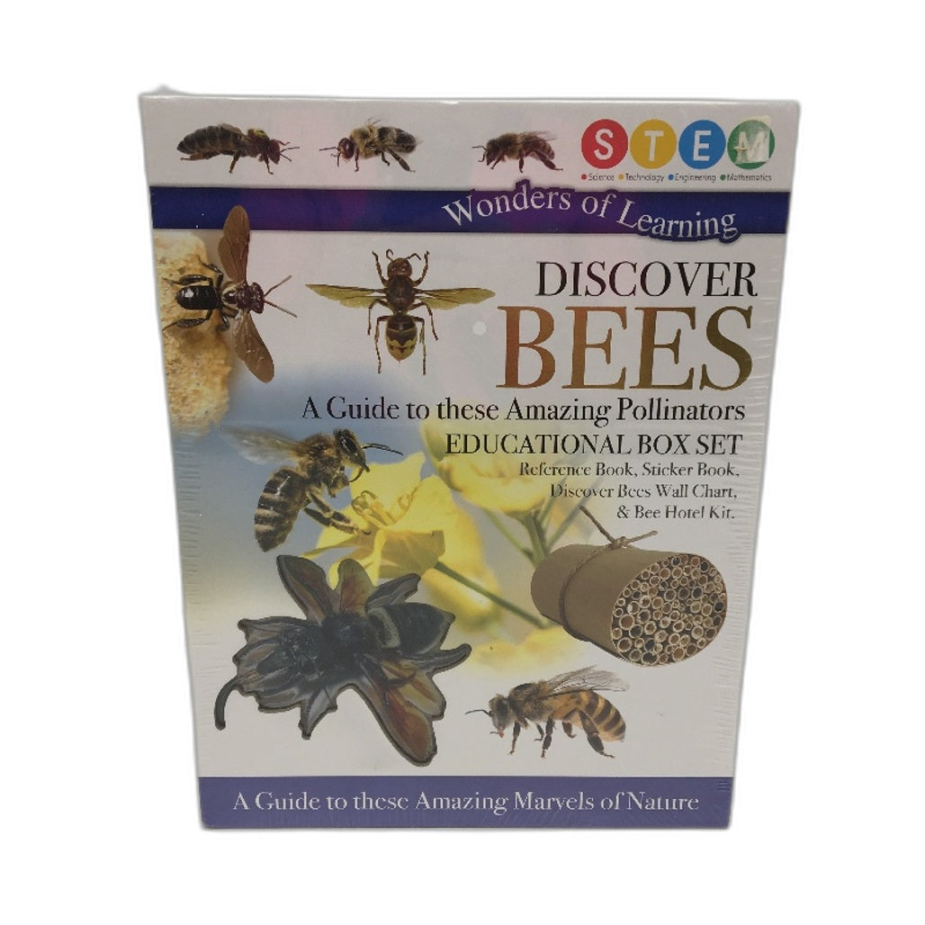 Wonders Of Learning Discover Bees Educational Box Set Include Bee Hotel NEW