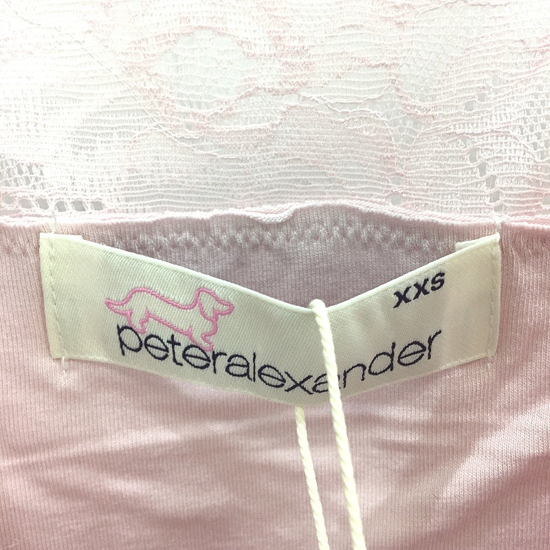 Peter Alexander Pretty Pink Lace Trim Bamboo Slip Nightie Ladies Size 2XS NEW