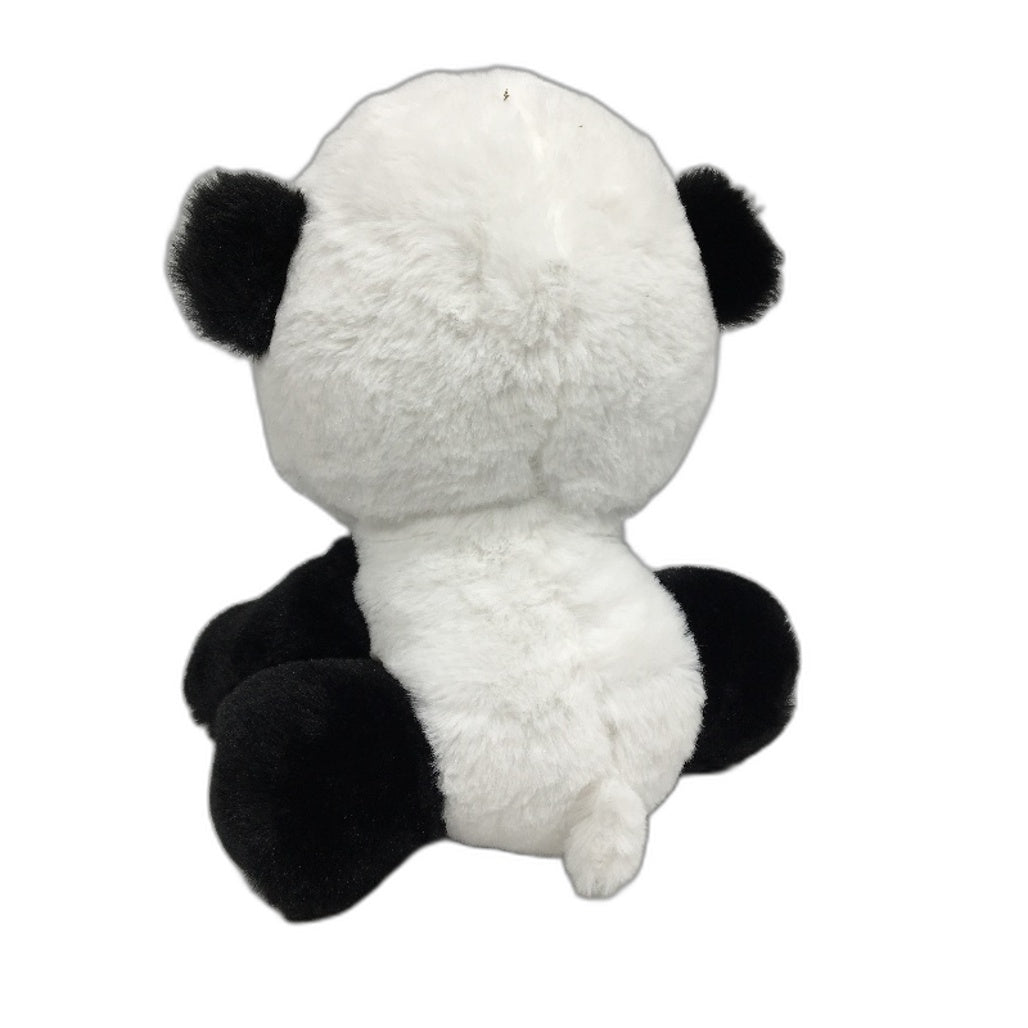 Panda 2 Pack Bundle Fluffy Sitting Plush Toy & Mini Sequin Cushion Age 5Y+ NEW