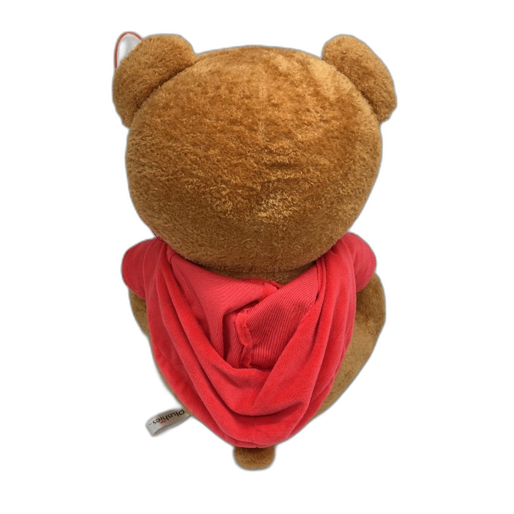 Plushies Large Love Heart Hoodie Teddy Bear Fluffy Soft Plush Toy Age 3Y+ NEW