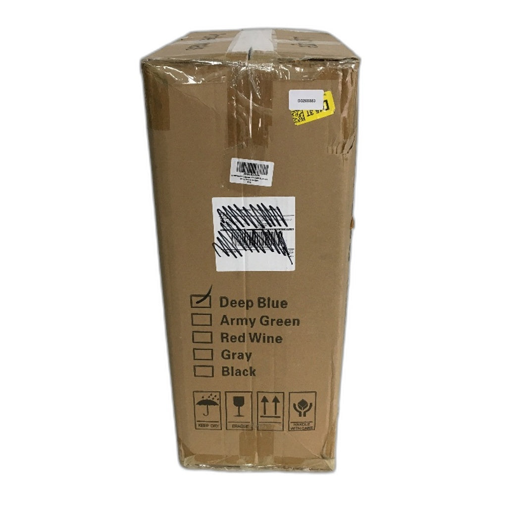 Showkoo 20" Carry On Navy Blue Hard Shell Luggage Suitcase TSA Lock NEW