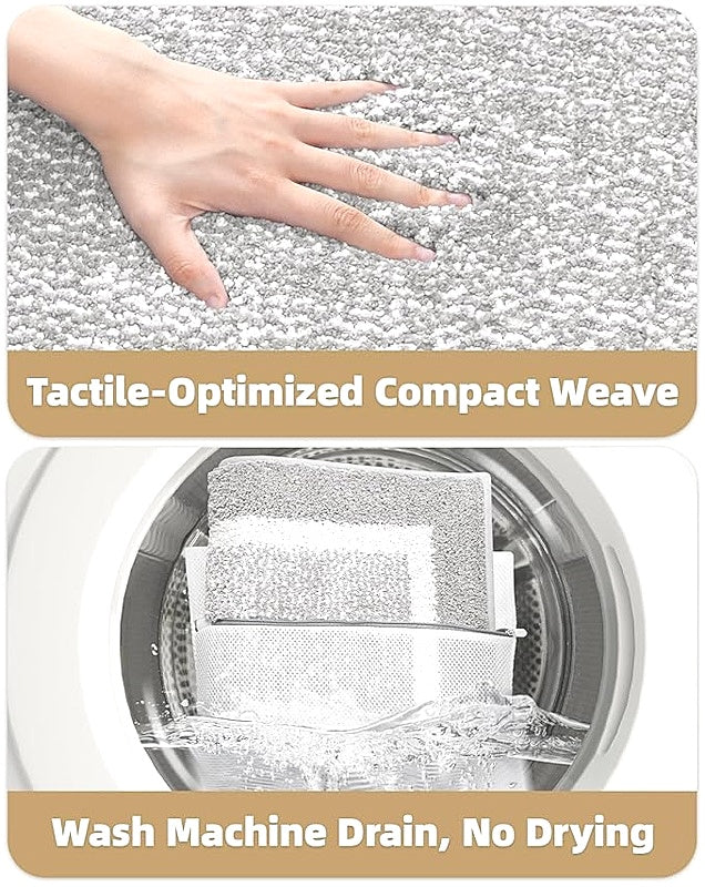 Color&Geometry Simple Stylish Bathroom Non Slip Rug Mat Carpet Soft Washable NEW