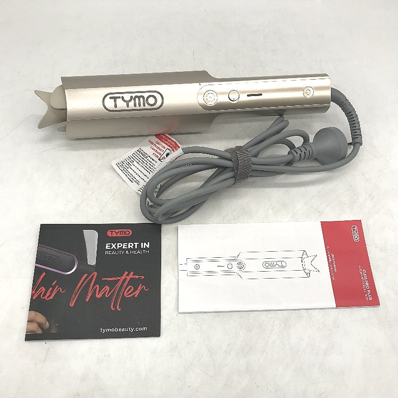 Tymo CurlPro Plus Curling Iron Automatic Rotating Ceramic Tangle Free Gold DEMO