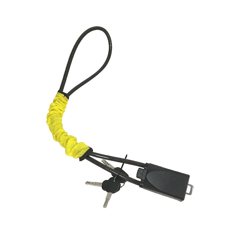 Steering Wheel Lock Easy Install Strong Light Tempered Steel Durable Yellow NEW