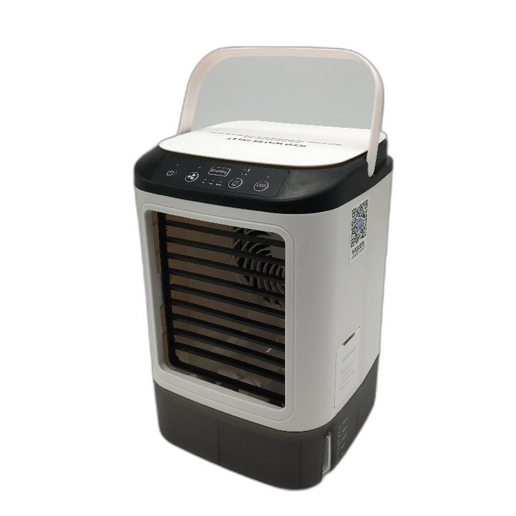 Mini Desktop Electric Cooling Fan With Water Tank & Colourful LED Lights NEW