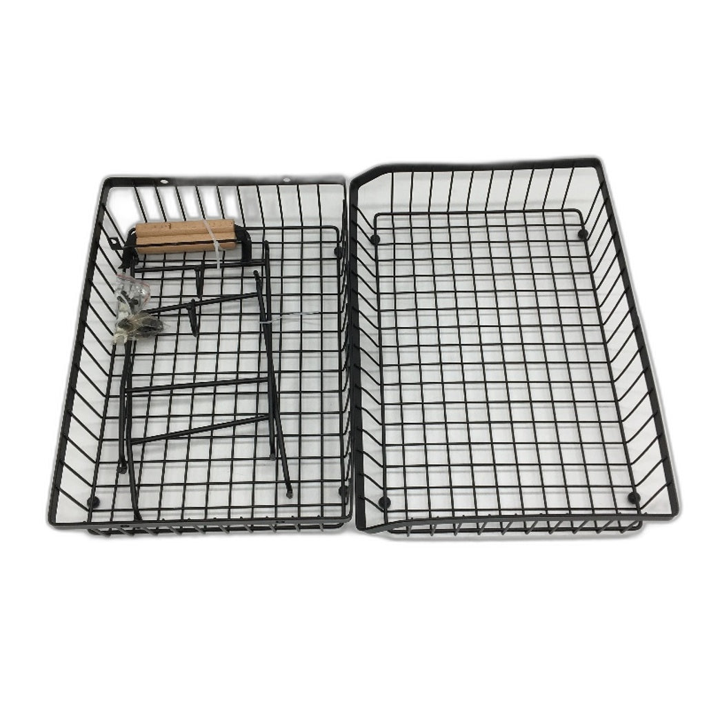 Metal 2 Tier Fruit Storage Basket Bowl Double Layer Stand Kitchen Countertop NEW