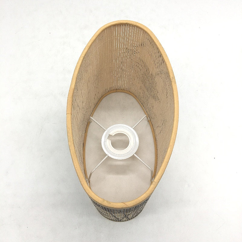 Bamboo Lamp Shade Oval Replacement Cover For E27 E14 Warm Ambient Lighting NEW