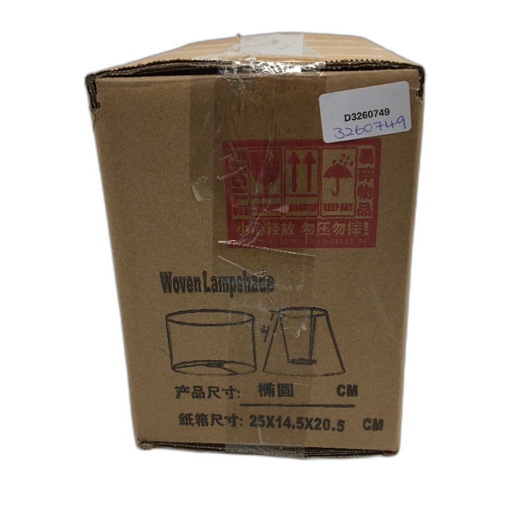 Bamboo Lamp Shade Oval Replacement Cover For E27 E14 Warm Ambient Lighting NEW