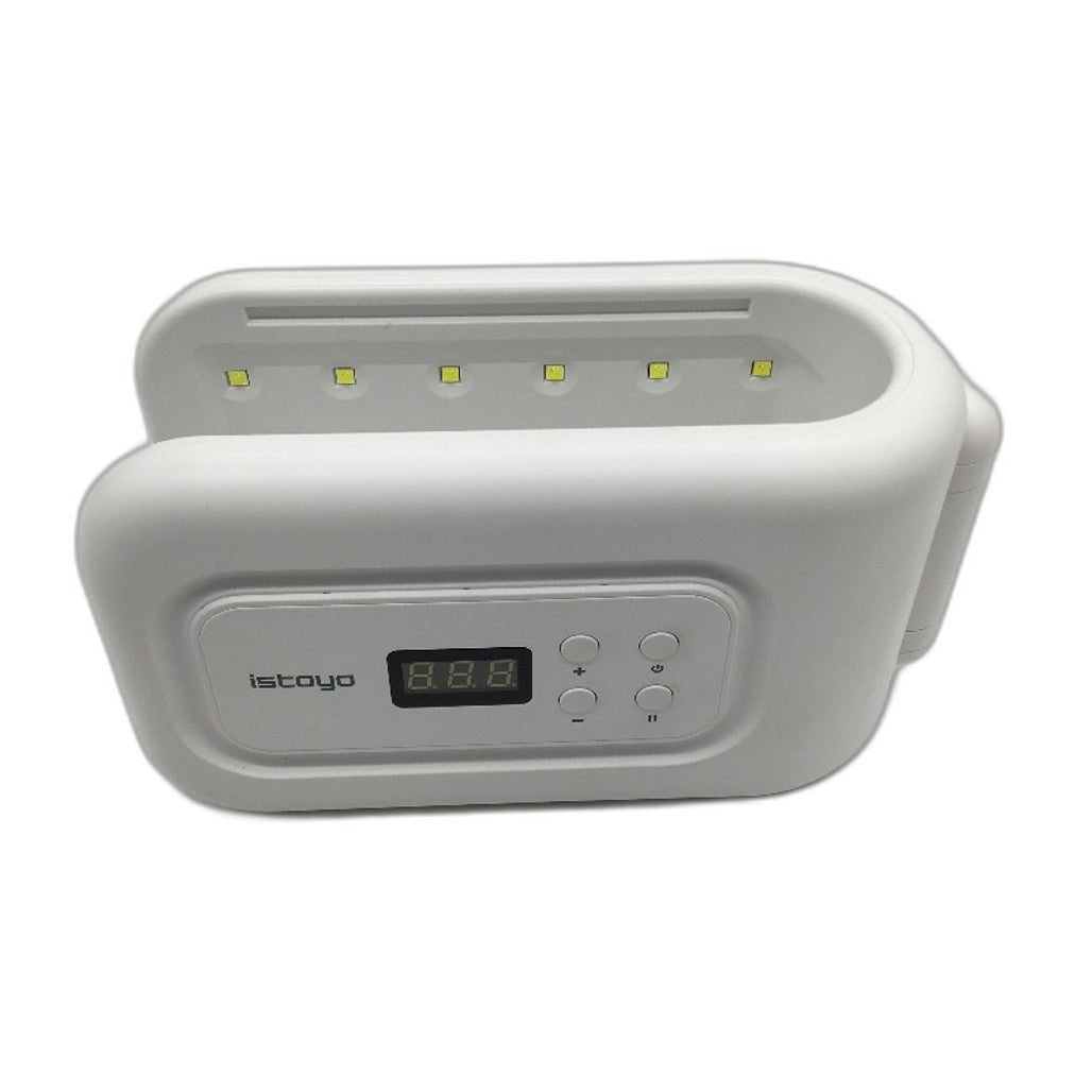 ISTOYO Double Sided UV Gel Resin Nail Curing Lamp With Timer Digital Display NEW