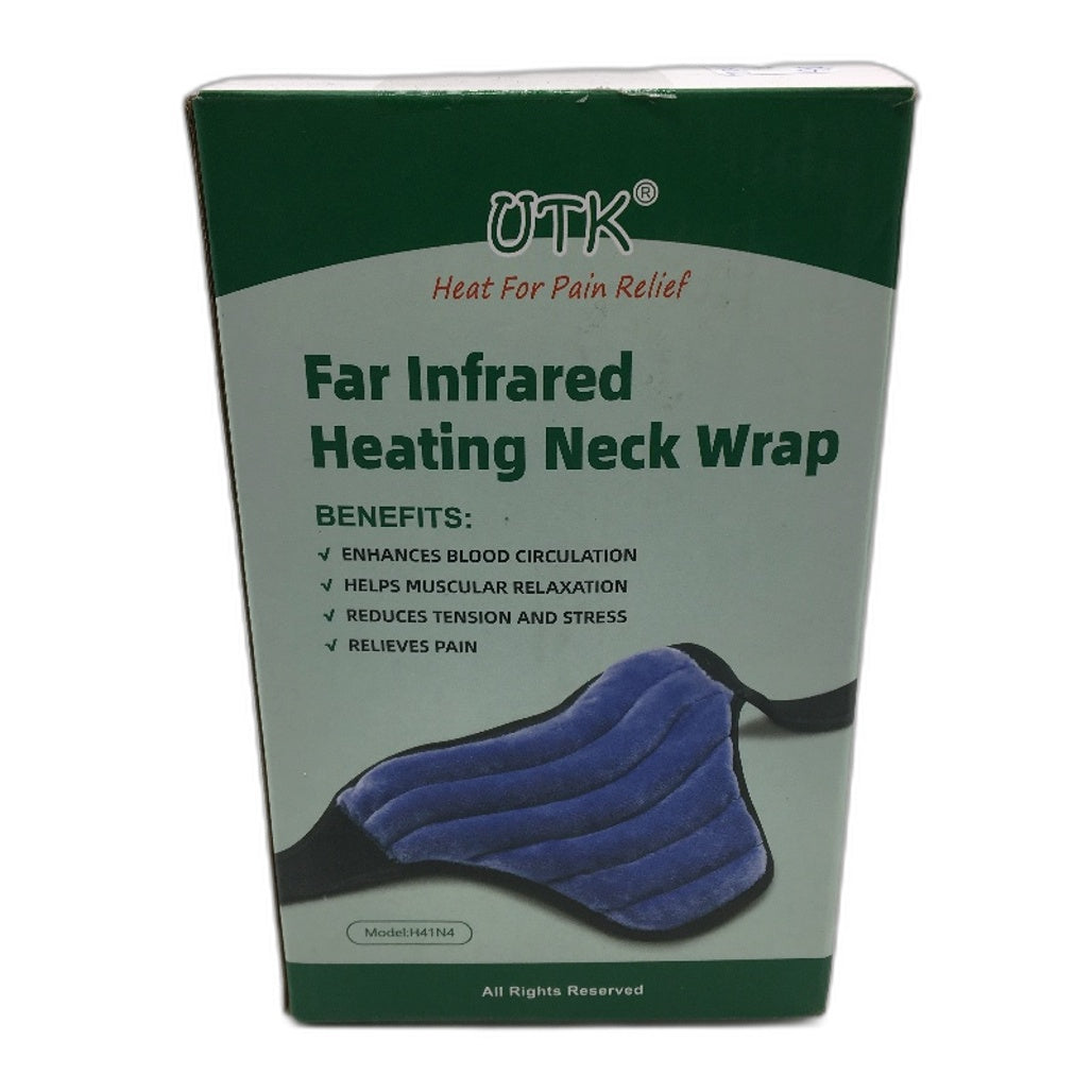 UTK Far Infrared Neck Pad Wrap 3 Heat Settings Muscle Relax Auto Shut Off NEW