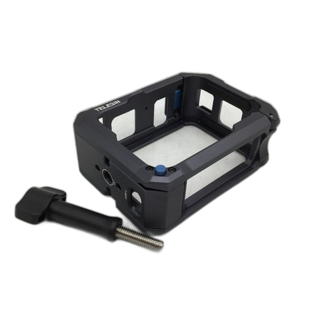 TELESIN Aluminum Alloy Metal Cage Frame For GoPro Hero 9-13 Quick Release NEW