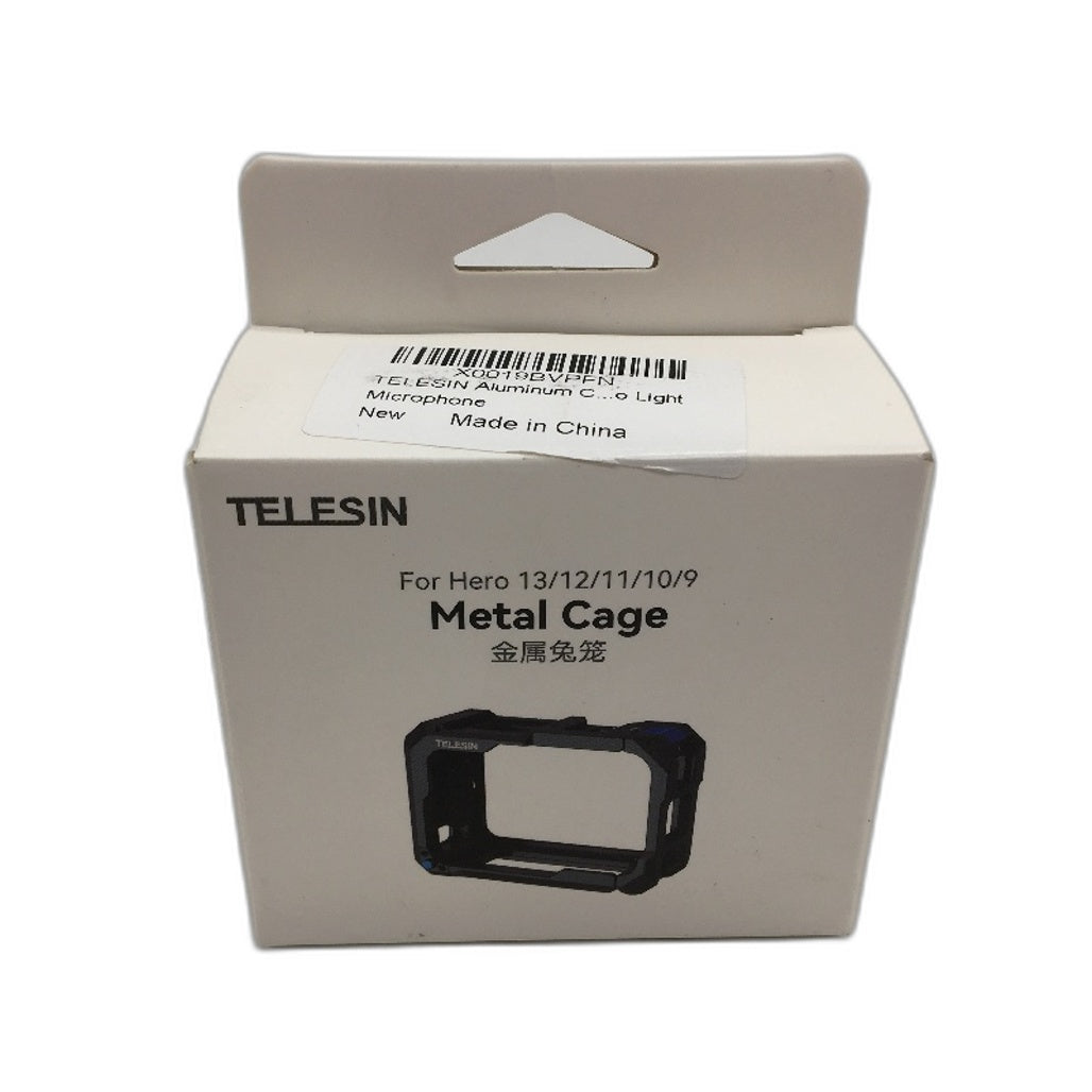 TELESIN Aluminum Alloy Metal Cage Frame For GoPro Hero 9-13 Quick Release NEW