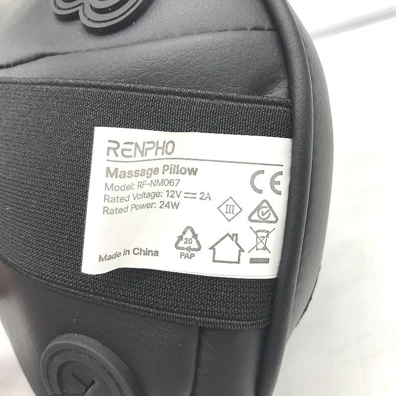 Renpho Deep Tissue Kneading Shiatsu Pillow Massager with Heat RF-NM067 DEMO