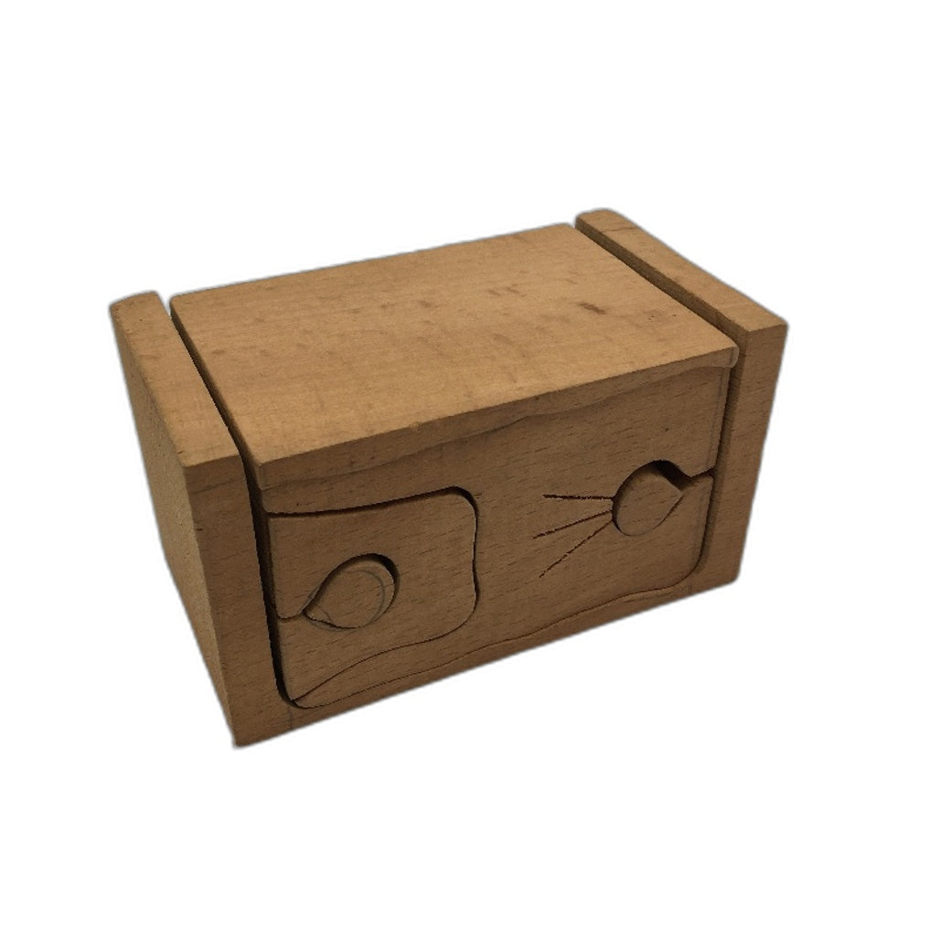 ANTIQUE DRGM Made In Germany Timber Toy Novelty Puzzle In Original Box