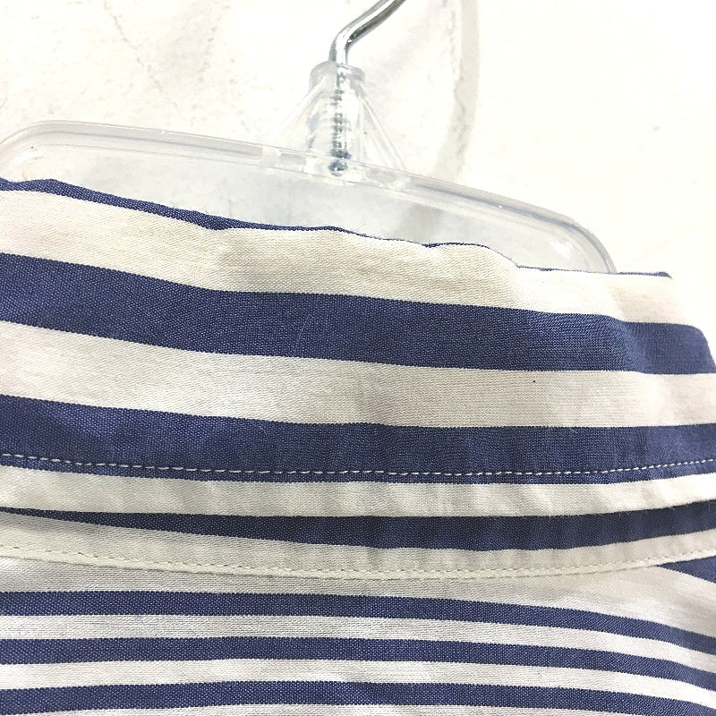Harmond & Blaine Narrow Fit Stretch Blue Stripe Long Sleeve Shirt Mens Size 2XL