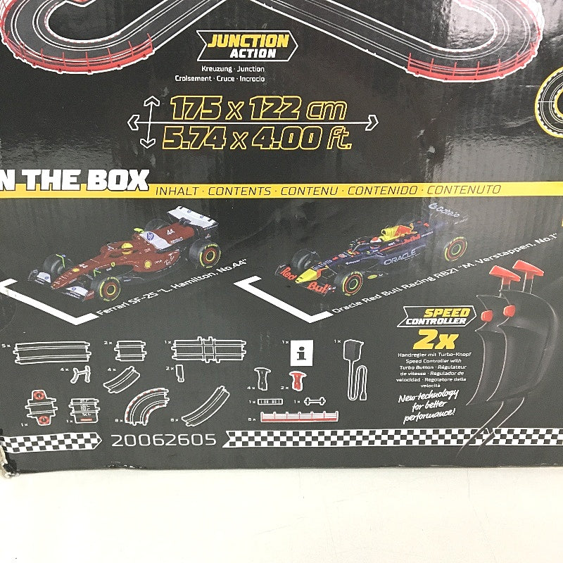 Carrera Go 1:43 Flying Lap Slot Oracle Redbull Racing Track System Set NEW