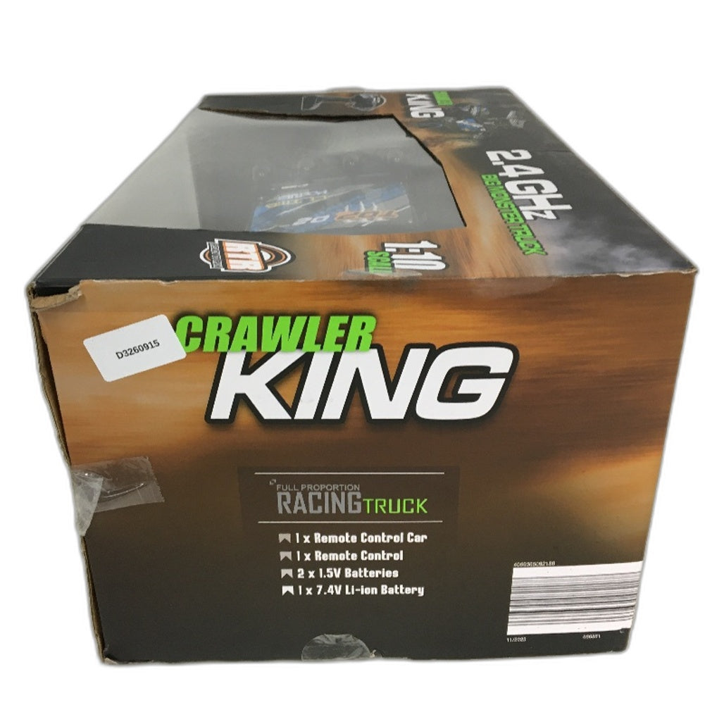 Crawler King 2.4 GHz Blue Panther Ready To Run High Speed 1:10 RC Car Age 8+ NEW