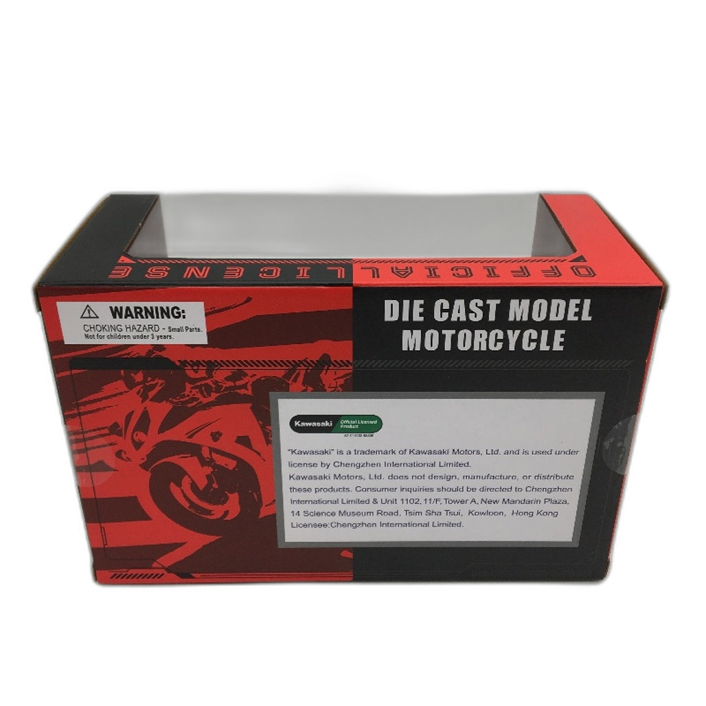 MSZ 1:12 Scale Honda CB400X and Kawasaki Ninja H2R Die Cast Model Bikes NEW