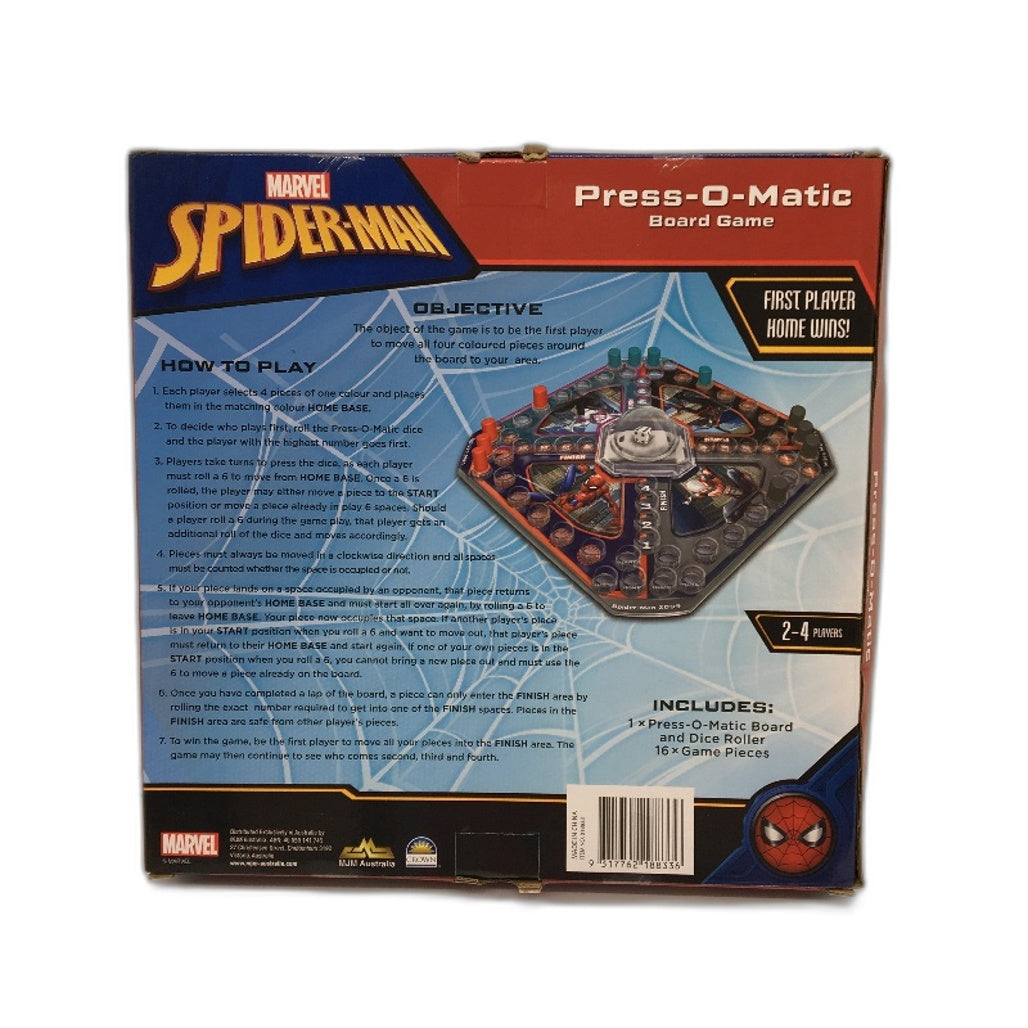 Marvel Spider-Man 3 Pack Basketball Set, Board Game and Night Light NEW