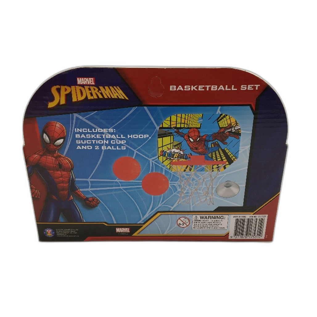 Marvel Spider-Man 3 Pack Basketball Set, Board Game and Night Light NEW