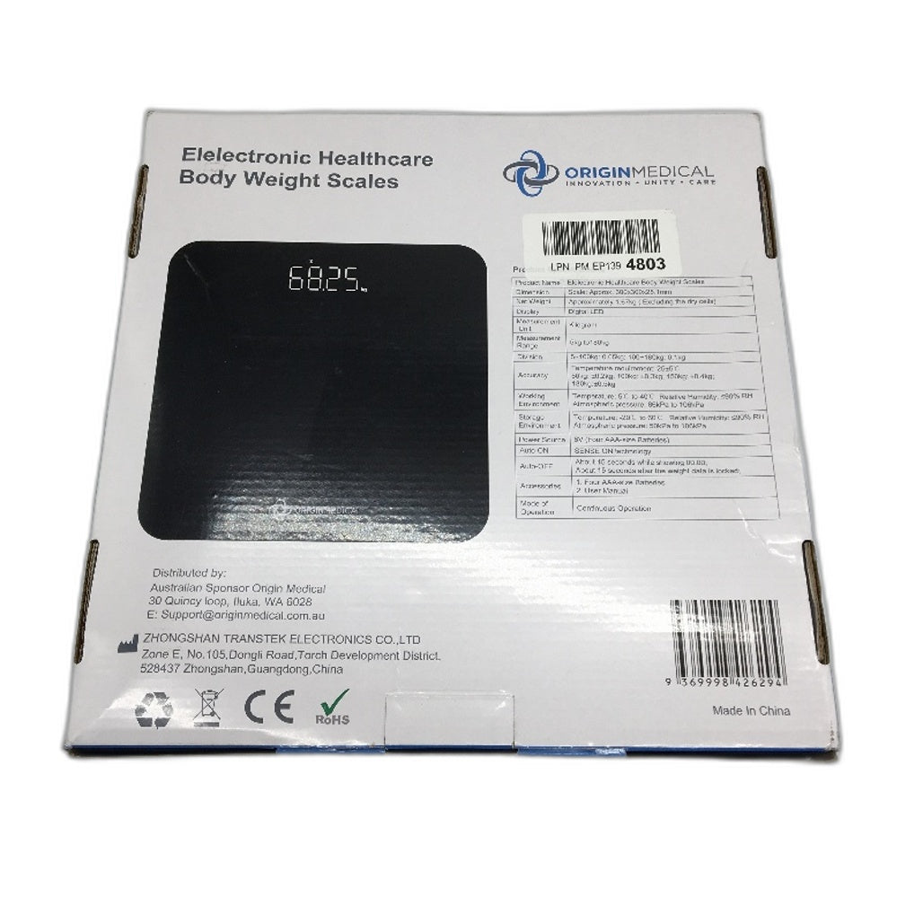 Origin Medical High Precision Bluetooth App Connect Digital Bathroom Scales DEMO