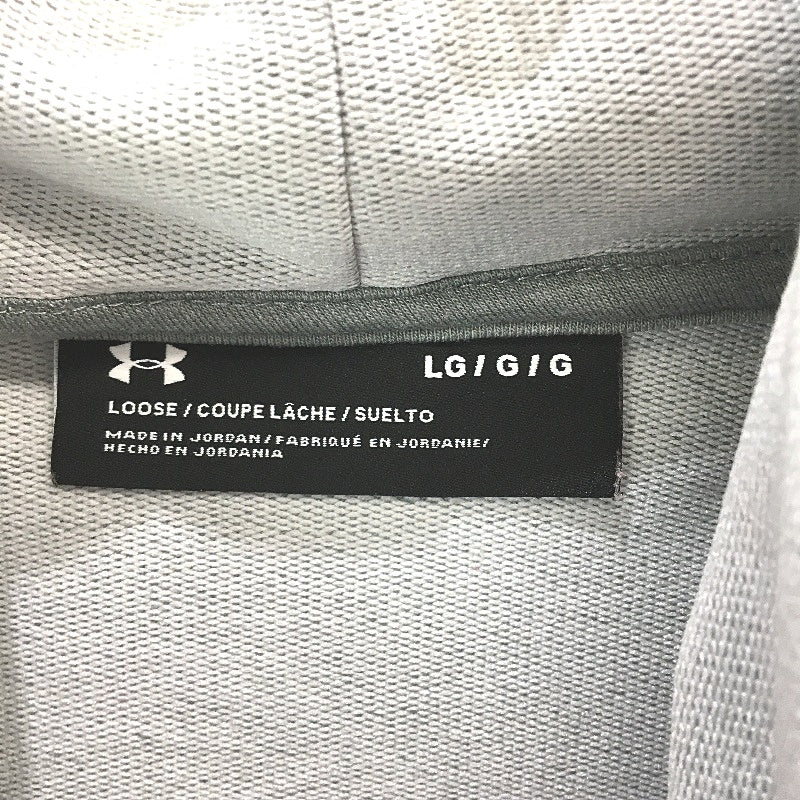 Under Armour Dark Grey Loose Fit Lightweight Sports Scowl Neck Top Ladies Large