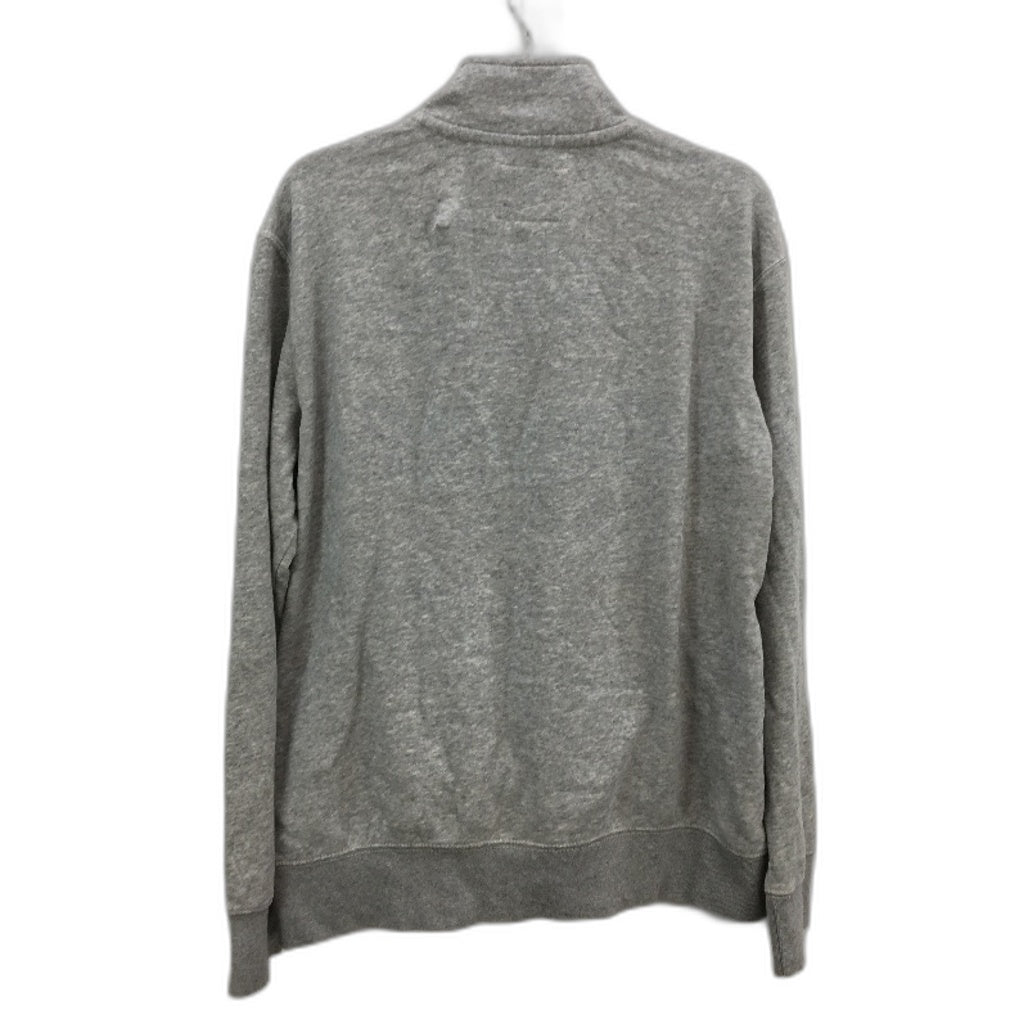 American Eagle Light Grey Super Soft Pullover 1/4 Zip Jumper Mens Size M