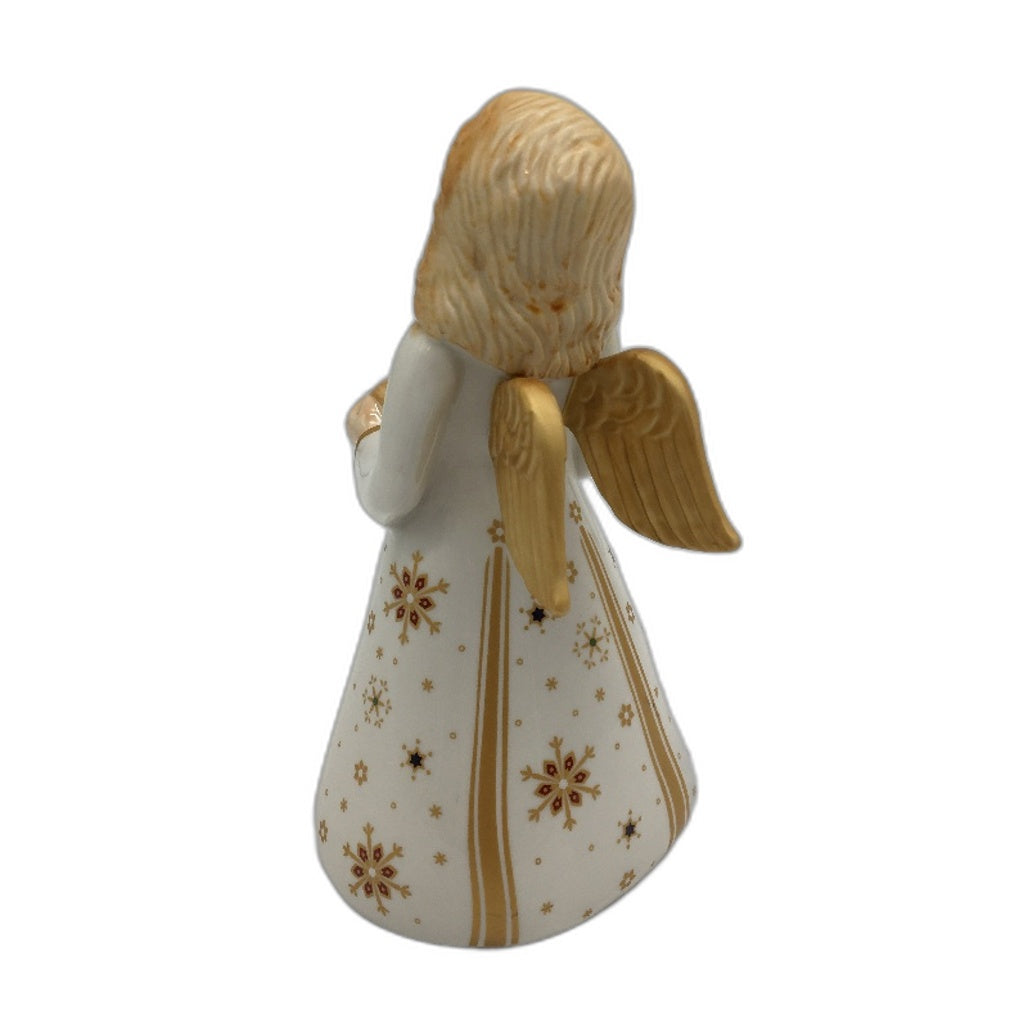 COLLECTABLE Villeroy & Boch West Germany Christams Angel Gold Acented Figurine