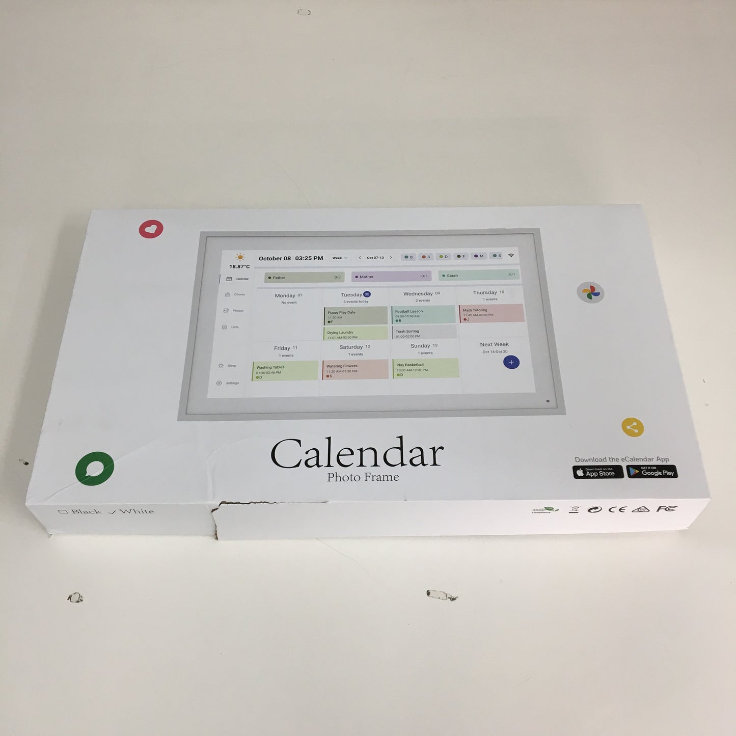 ISTOYO 15.6 Inch Digital Calendar Family Smart Interactive Planner App Control