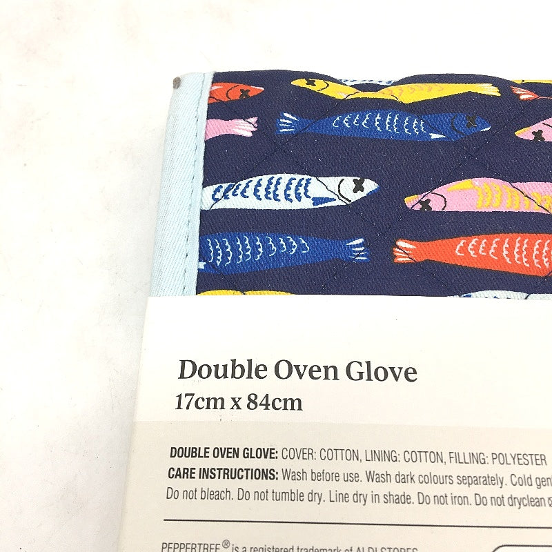 Cute 5PC Kitchen Bundle Trivet Oven Gloves Silicone Straw & Cleaning Brushes NEW