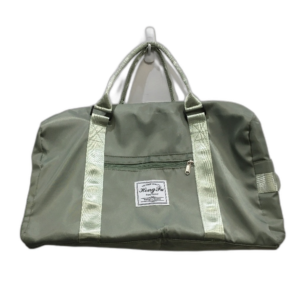 HongFu Pastel Green Medium Capacity Sports Gym Travel Duffel Bag 18x19x12" NEW