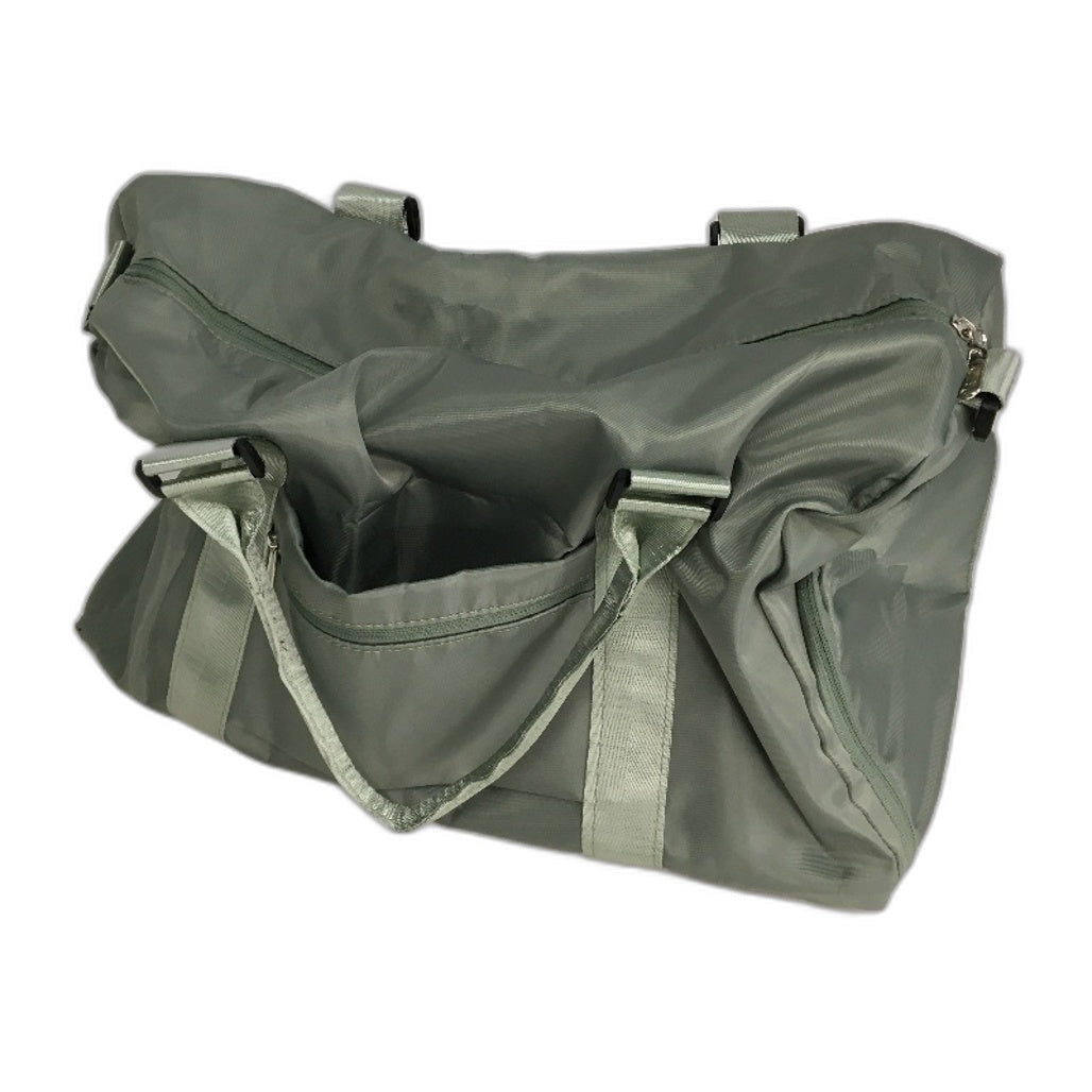 HongFu Pastel Green Medium Capacity Sports Gym Travel Duffel Bag 18x19x12" NEW