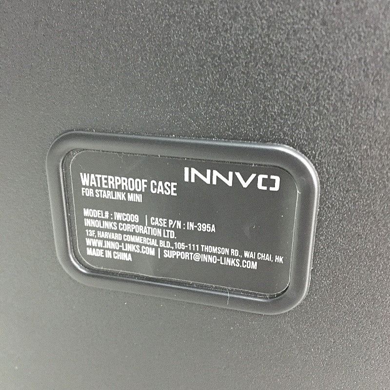INNVO IWC009 Black Waterproof Protective Hard Case for Starlink Mini NEW
